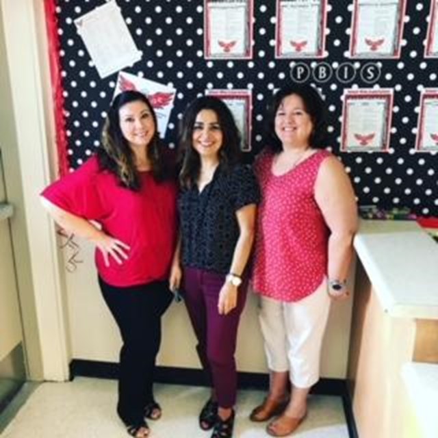 These lovely ladies contribute to our school's Positive Behavioral Intervention Support system. Thank you for your efforts!