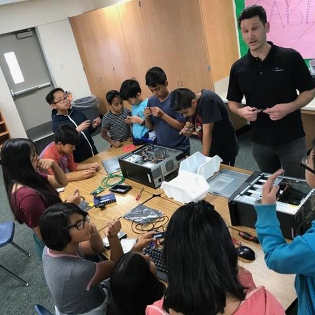 Students practice teamwork as they take on challenging computer science projects.