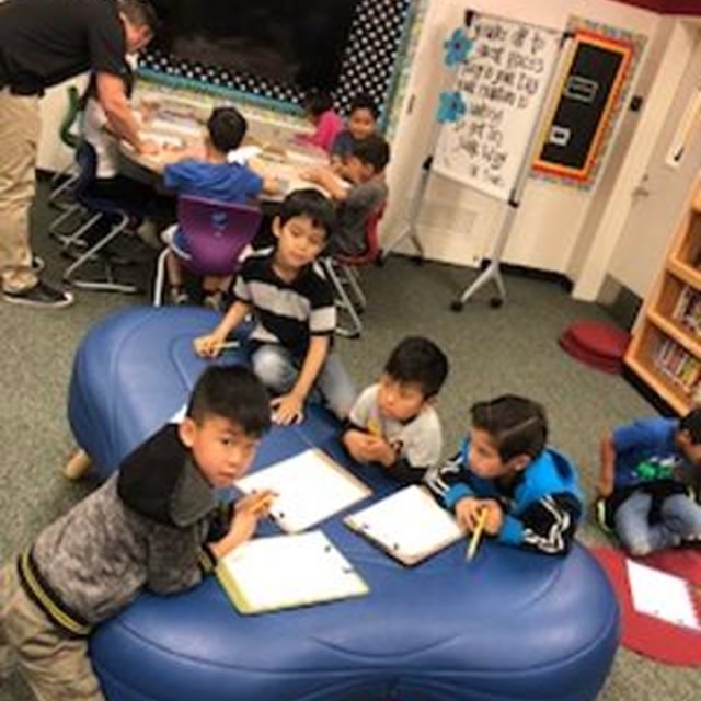 Students put their heads together to problem solve!