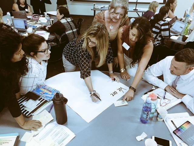 Teachers collaborate on important instructional strategies that help students embrace the growth mindset!